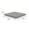 Emma and Oliver Asteria Premium Comfort Medium Firm Hybrid Innerspring Mattress in a Box with Knitted Fabric Top and CertiPUR-US Certified Foam